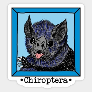 Chiroptera (Bat) T-Shirt Sticker